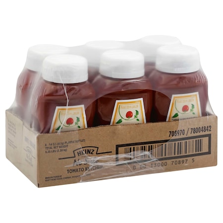 Heinz Heinz No Salt Ketchup 14 oz. Bottle, PK6 00013000708975